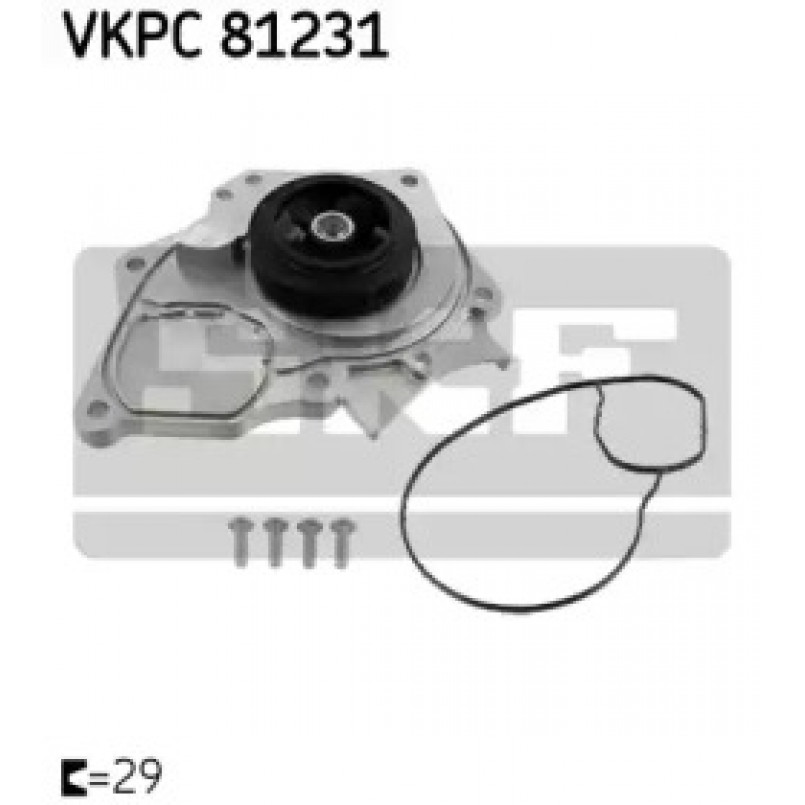 VKPC 81231 SKF - Насос охолоджуючої рідини